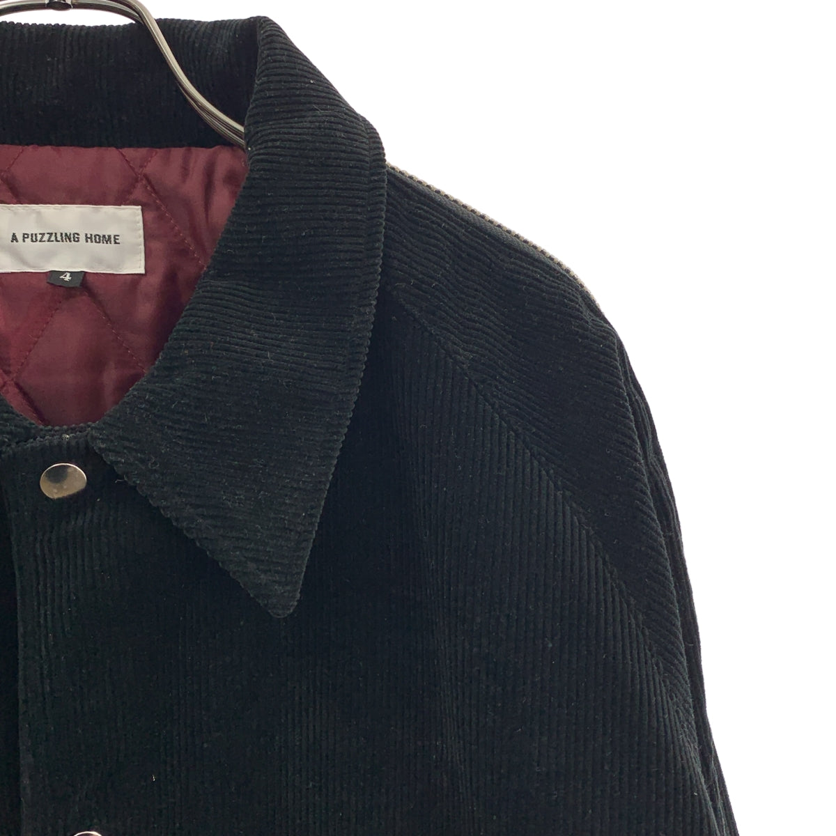 A PUZZLING HOME / アパズリングホーム | サイドジップ コーデュロイ キルティング ジャケット | 4 | メンズ