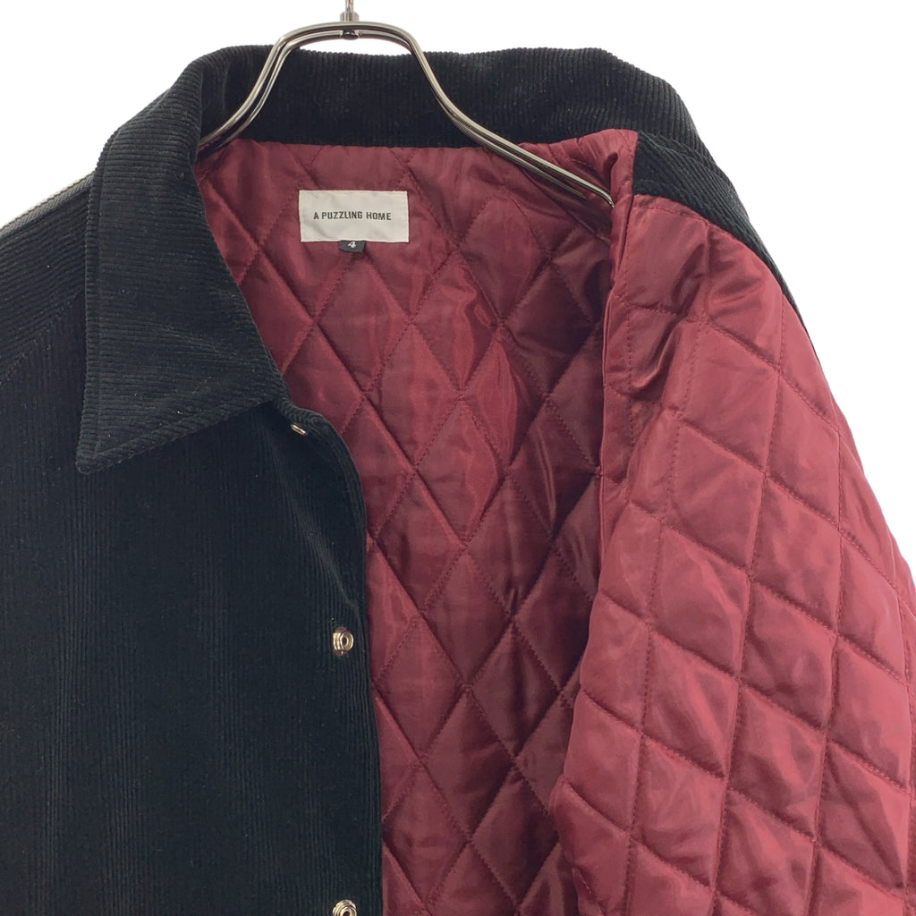 A PUZZLING HOME / アパズリングホーム | サイドジップ コーデュロイ キルティング ジャケット | 4 | メンズ