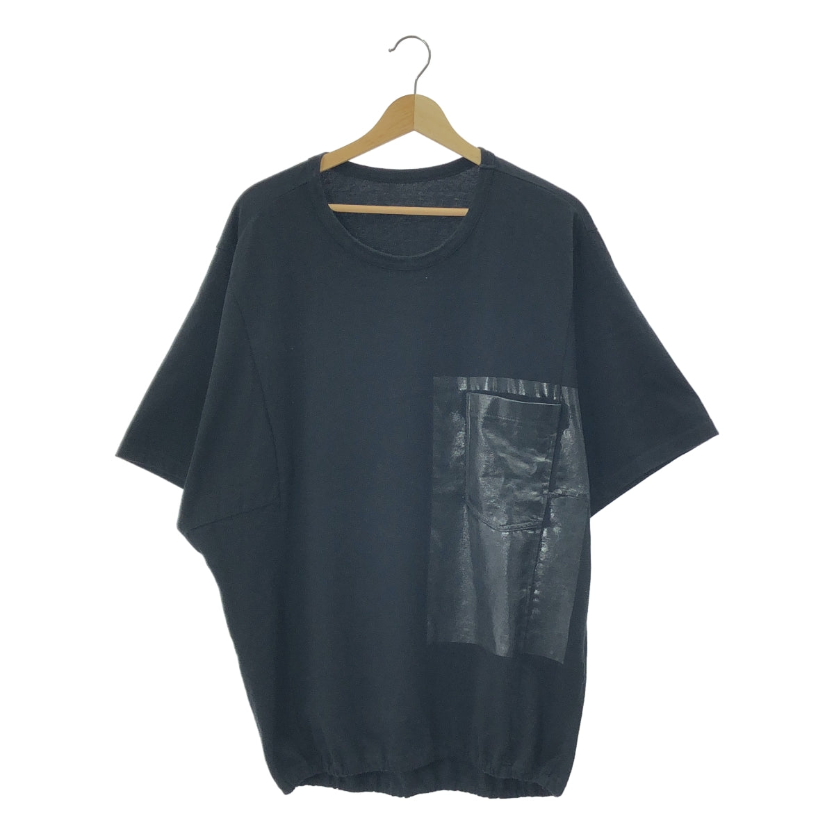 Y's / ワイズヨウジヤマモト | 2020AW | ドローストリング ポケット オーバー カットソー Tシャツ | 2 | ブラック | レディース