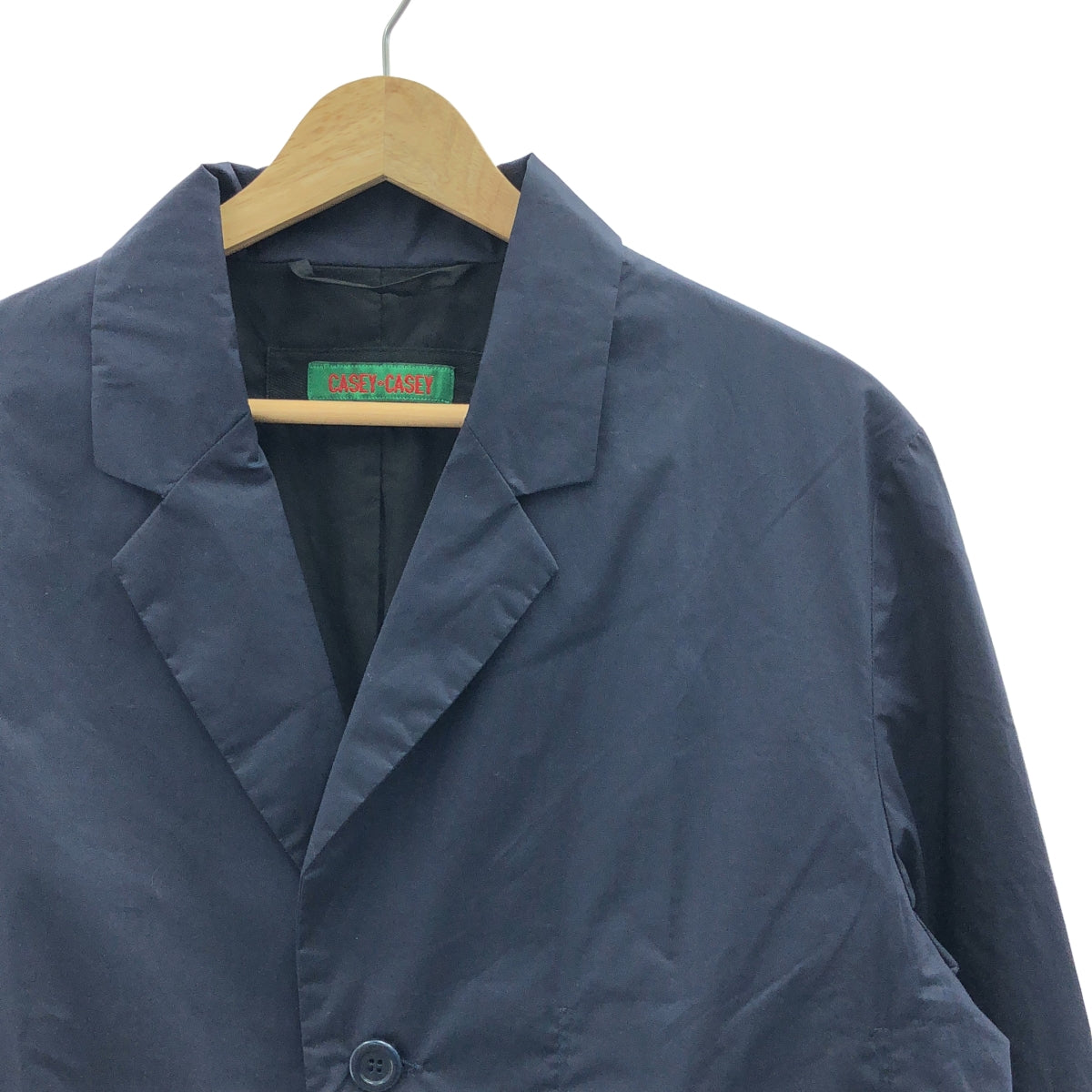 【新品】  CASEY CASEY / ケーシーケーシー | PUD JACKET ペーパークロスダブルフェイス  コットンジャケット | S | ネイビー | メンズ