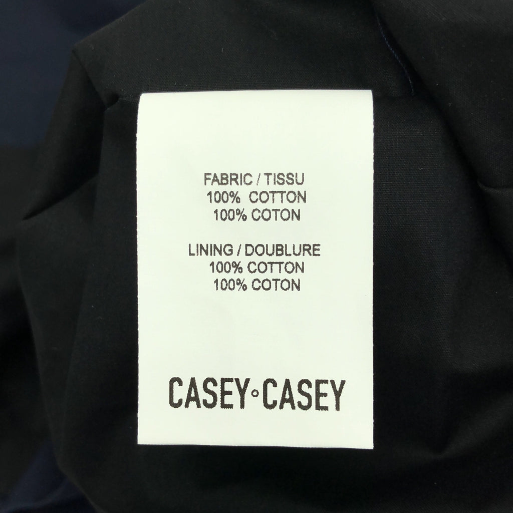 【新品】CASEY CASEY/凱西凱西 | PUD JACKET 紙布雙面棉外套 | S | 藏青色 | 男款