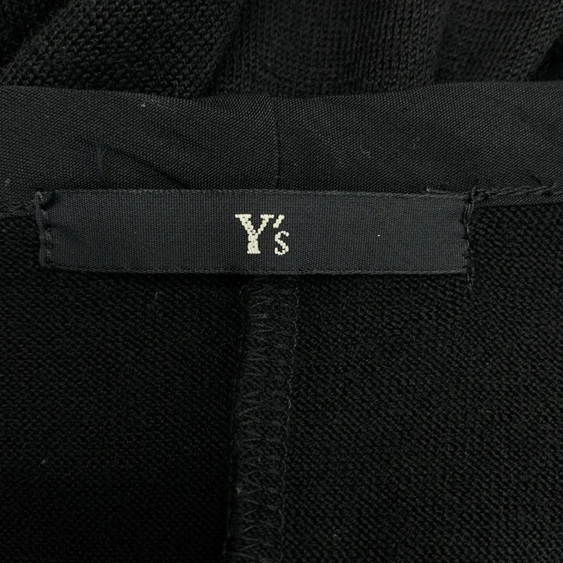 Y's / ワイズヨウジヤマモト | 異素材 切替 ドッキング ギャザー ボリューム ニット ワンピース |