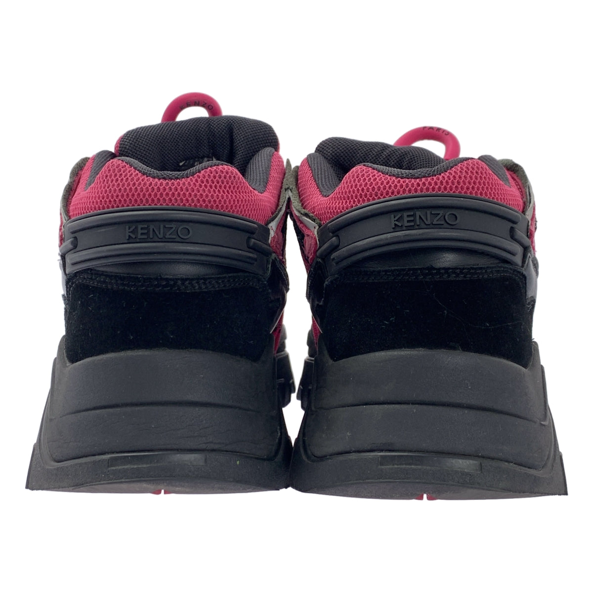 KENZO / 켄조 | INKA LOW TOP 잉카 로우 톱 스니커즈 | 41 | 블랙 / 핑크 | 남성