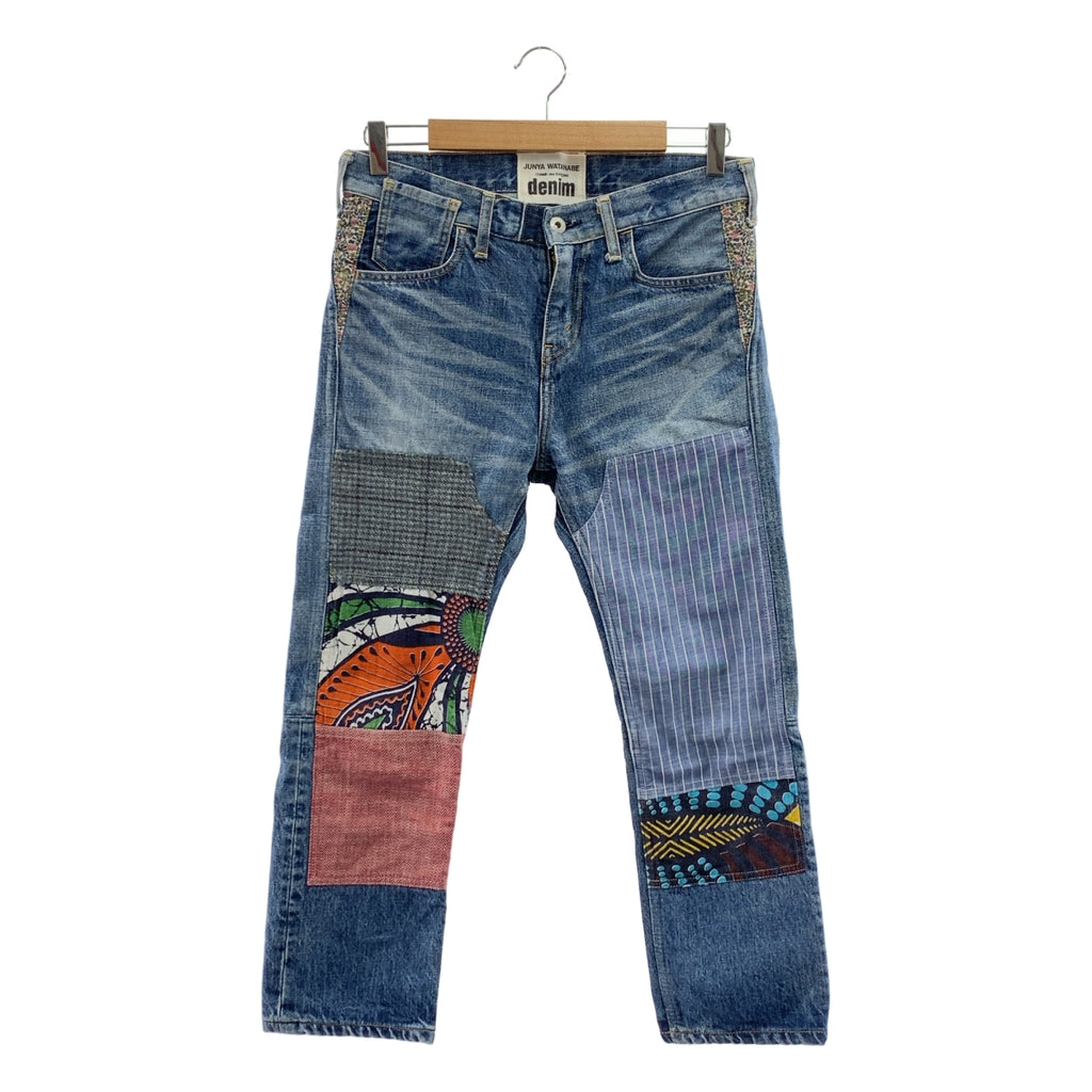 JUNYA WATANABE COMME des GARCONS / 준야와타나베 | denim / 패치워크 데님 팬츠 | XS | 인디고 | 여성