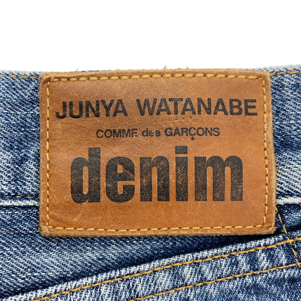JUNYA WATANABE COMME des GARCONS / 준야와타나베 | denim / 패치워크 데님 팬츠 | XS | 인디고 | 여성