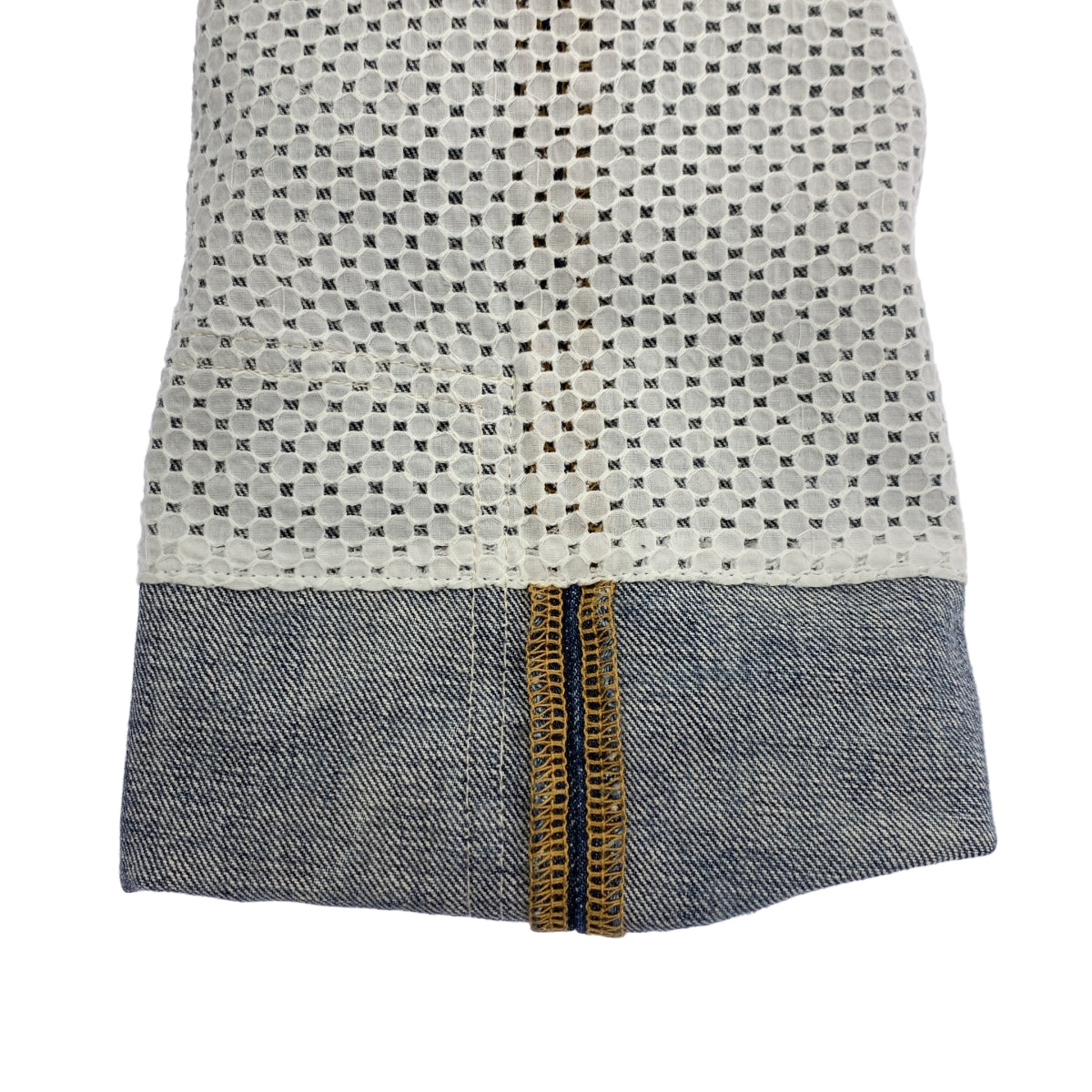 JUNYA WATANABE COMME des GARCONS / 준야와타나베 | denim / 패치워크 데님 팬츠 | XS | 인디고 | 여성