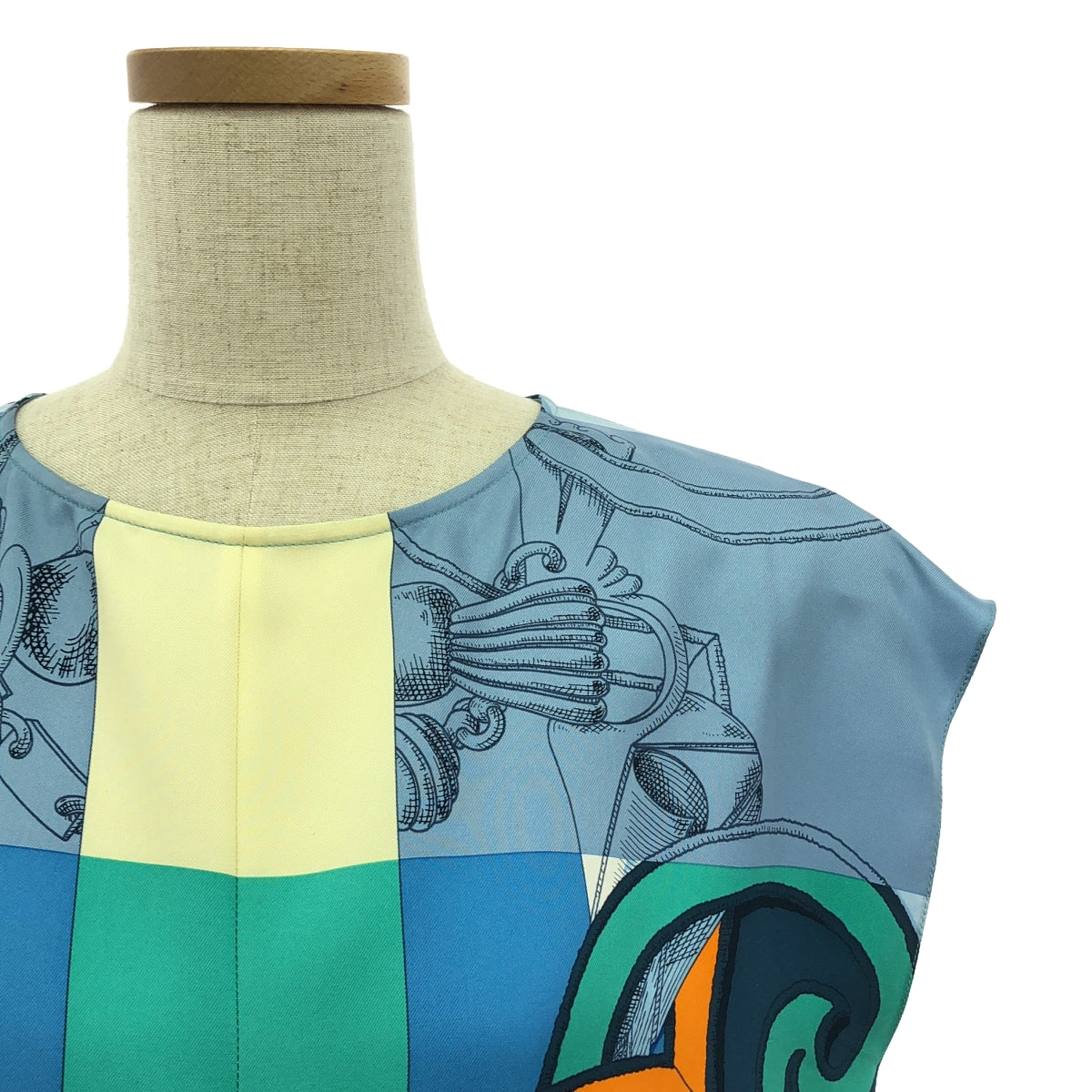 HERMES / Hermes | 100% silk / Silk scarf dress one-piece | 36 | Women's