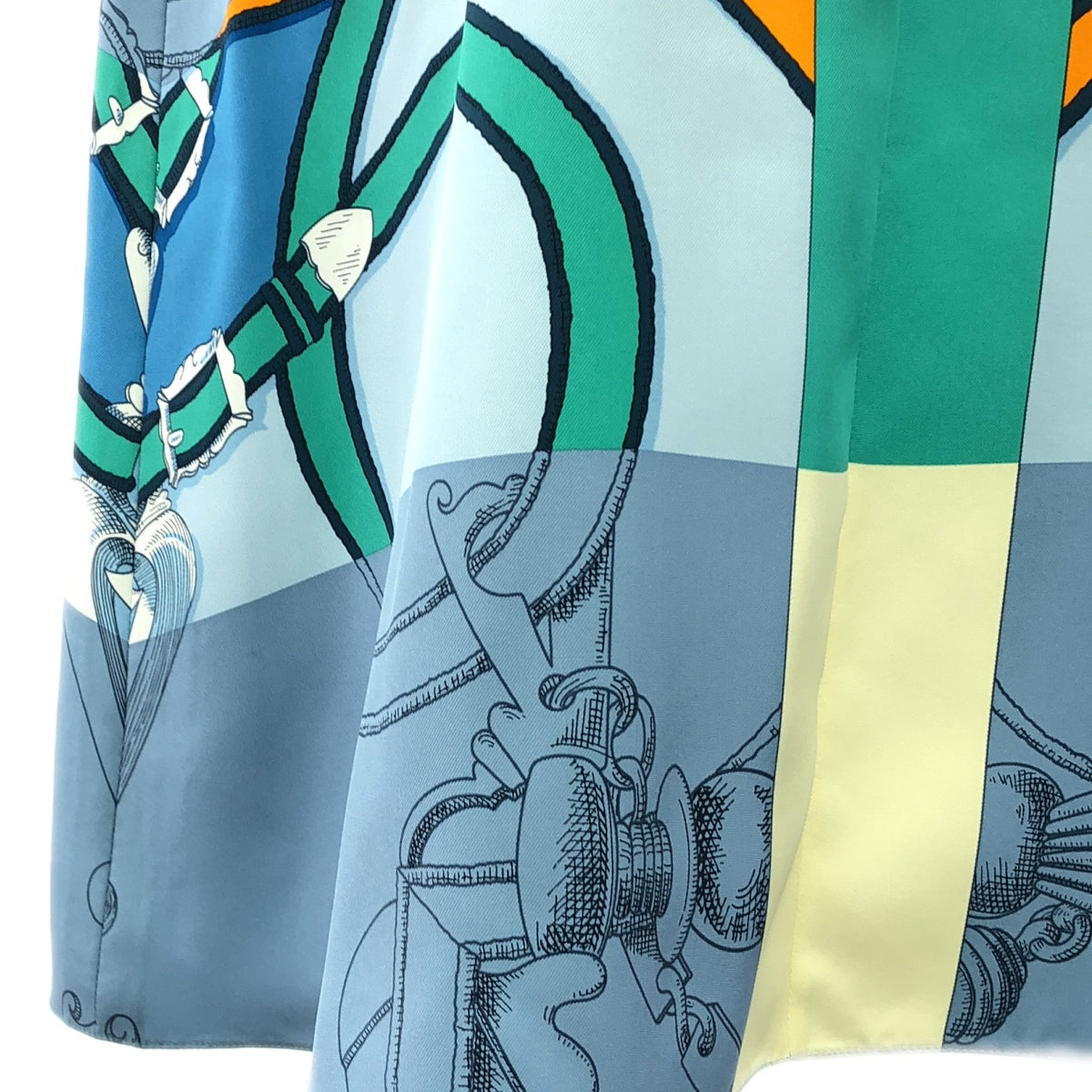 HERMES / Hermes | 100% silk / Silk scarf dress one-piece | 36 | Women's