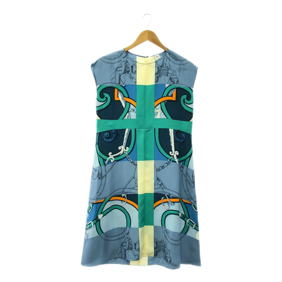 HERMES / Hermes | 100% silk / Silk scarf dress one-piece | 36 | Women's