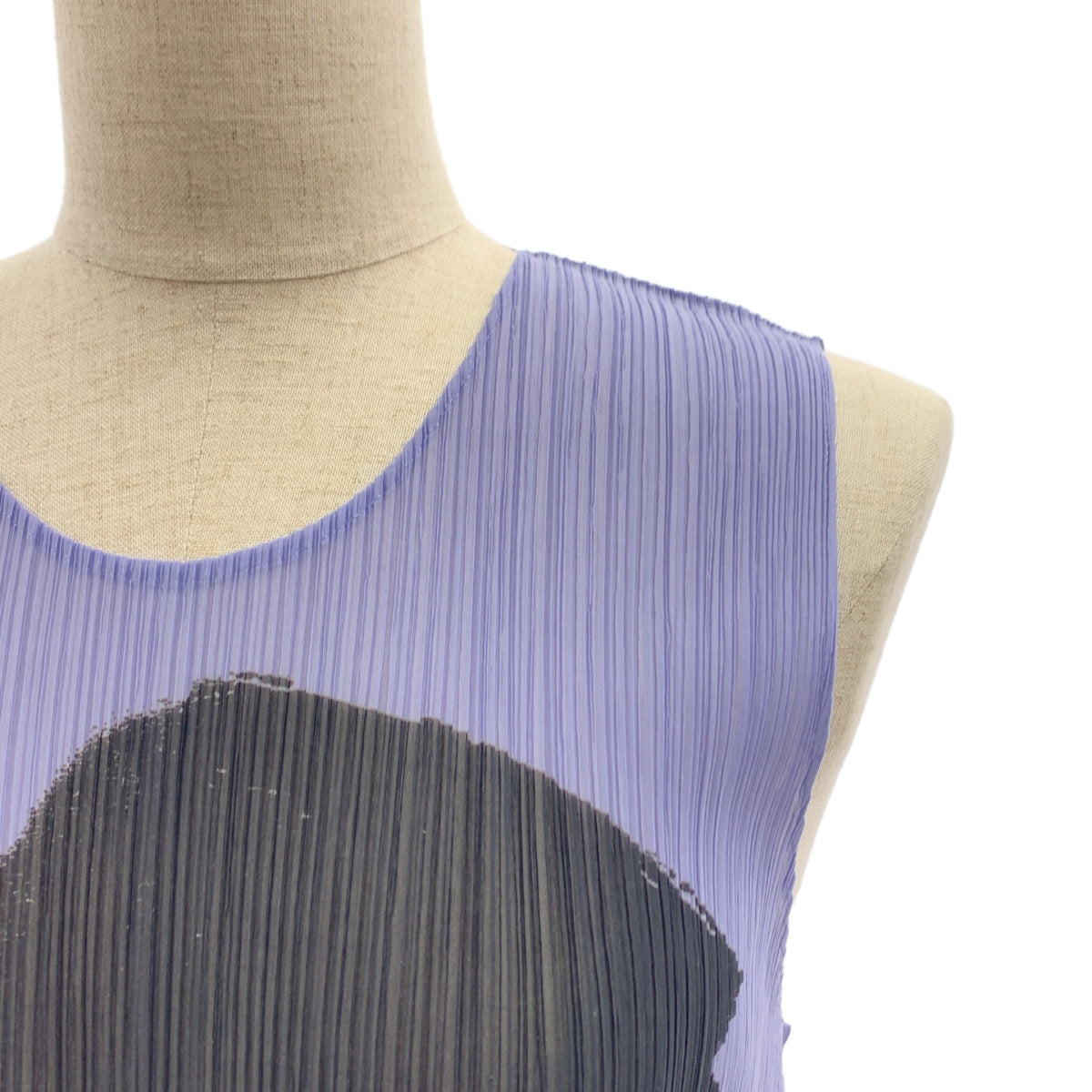 ISSEY MIYAKE / 이세이 미야케 | 2024SS | PHYSIOTYPE PLEATS 푸시 플로랄 패턴 프린트 주름 원피스 |