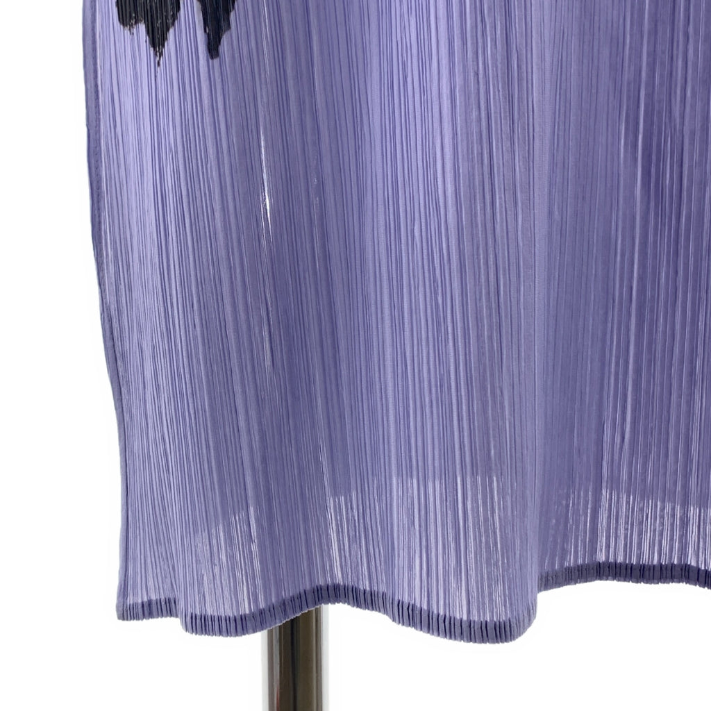 ISSEY MIYAKE / 이세이 미야케 | 2024SS | PHYSIOTYPE PLEATS 푸시 플로랄 패턴 프린트 주름 원피스 |