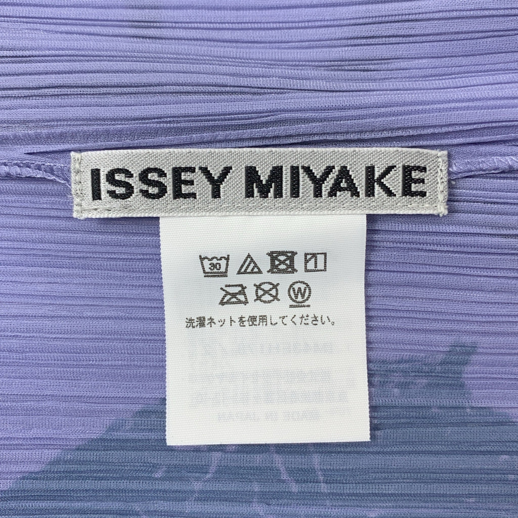 ISSEY MIYAKE / 이세이 미야케 | 2024SS | PHYSIOTYPE PLEATS 푸시 플로랄 패턴 프린트 주름 원피스 |