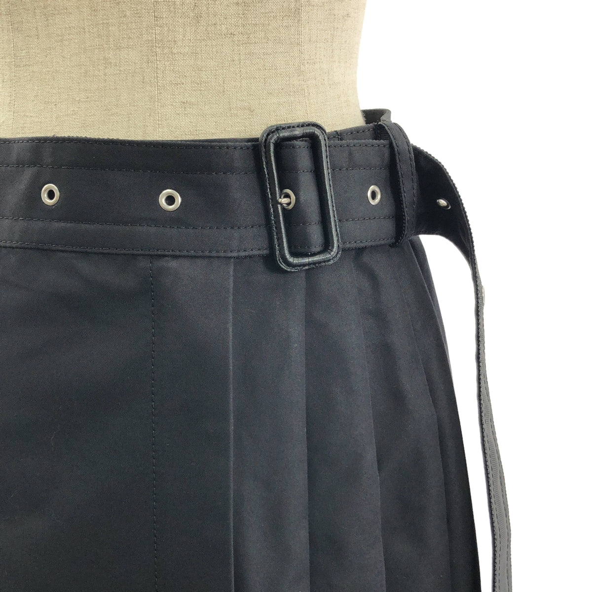 sacai / 사카이 | cotton Gabardine Skirt 코튼 스커트 | 1 | 블랙 | 여성