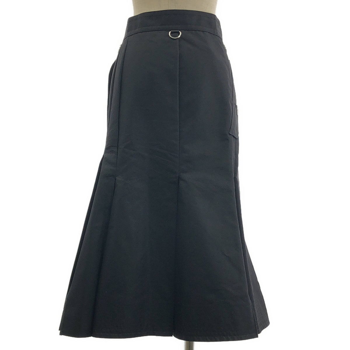 sacai / 사카이 | cotton Gabardine Skirt 코튼 스커트 | 1 | 블랙 | 여성