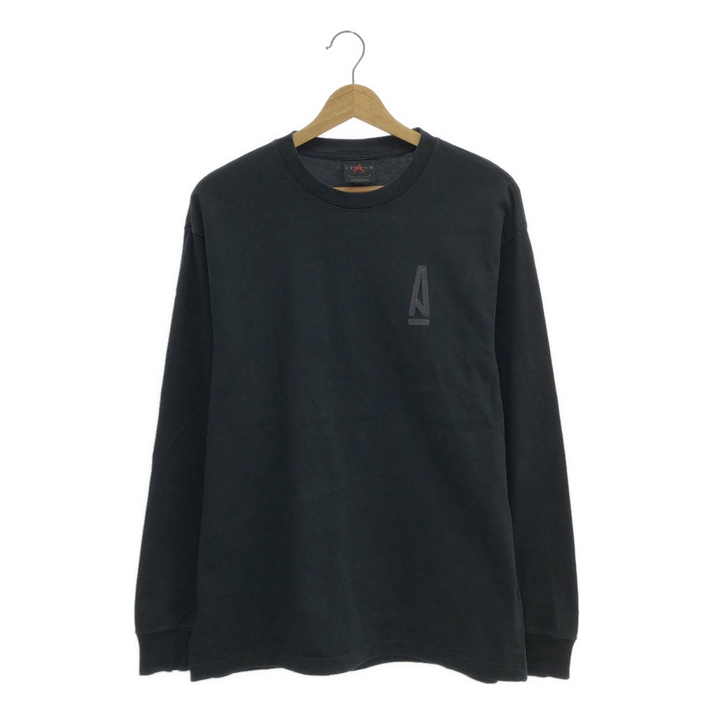 NIKE / 나이키 | Jordan × A Ma Maniere / 아마마니에르 L/S Tee / 엠브로이드 로고 컷소우 | M | 맨즈