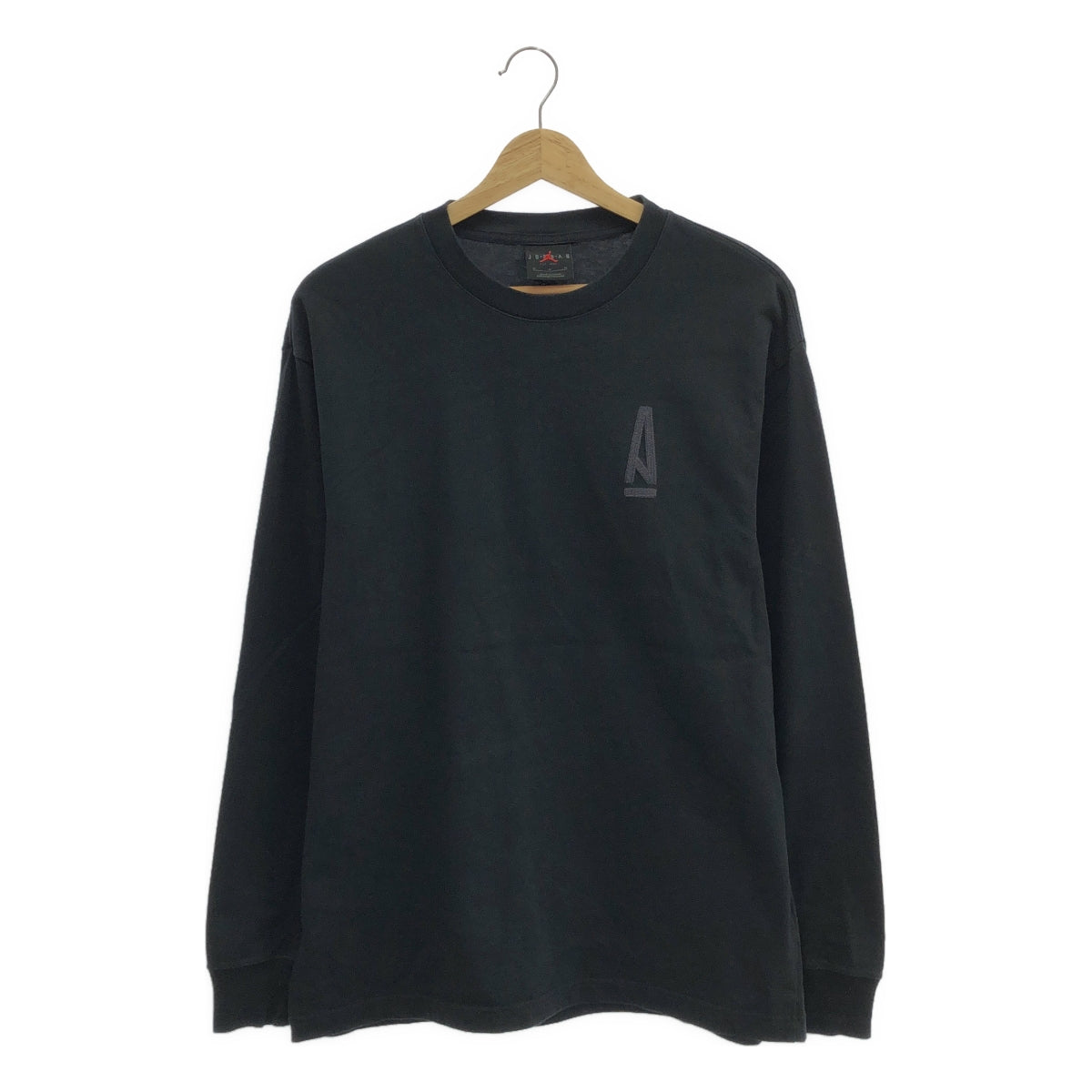 NIKE / 나이키 | Jordan × A Ma Maniere / 아마마니에르 L / S Tee / 엠브로이드 로고 컷소우 | M | 블랙 | 남성
