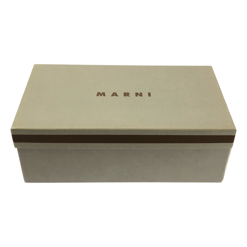 MARNI / 마르니 | 가죽 패치워크 리본 오픈 투 플랫 펌프스 | 38 | 여성