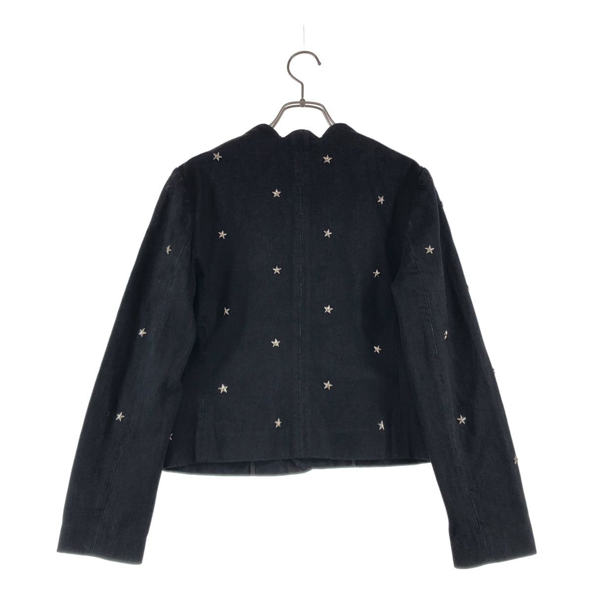 UNITED ARROWS / ユナイテッドアローズ | 2024SS | スタースタッズ スカラップ デニムジャケット | 38 | レディース