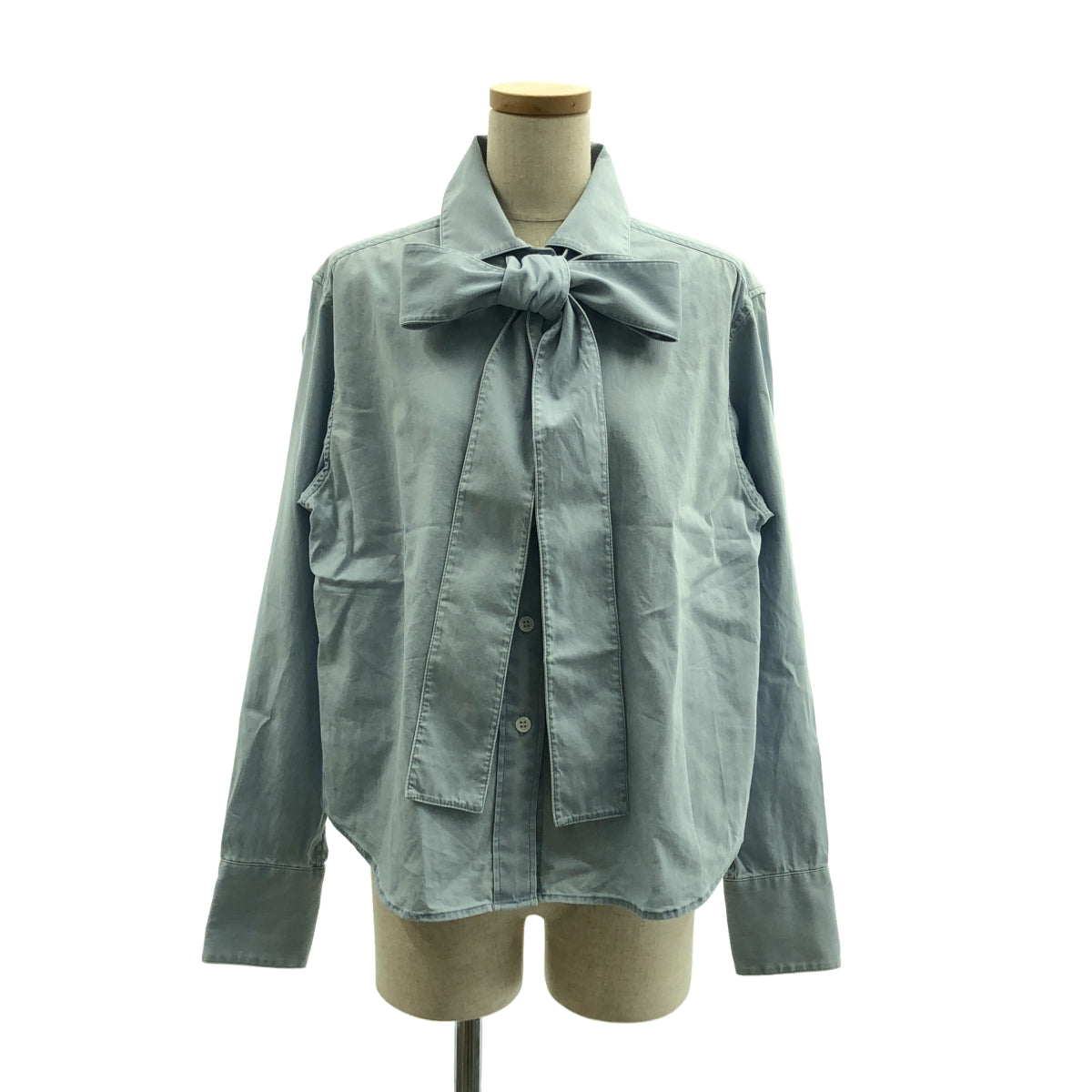 l'heritage martinique / レリタージュ マルティニーク | 2025SS | リボン ライトオンス デニムシャツ |