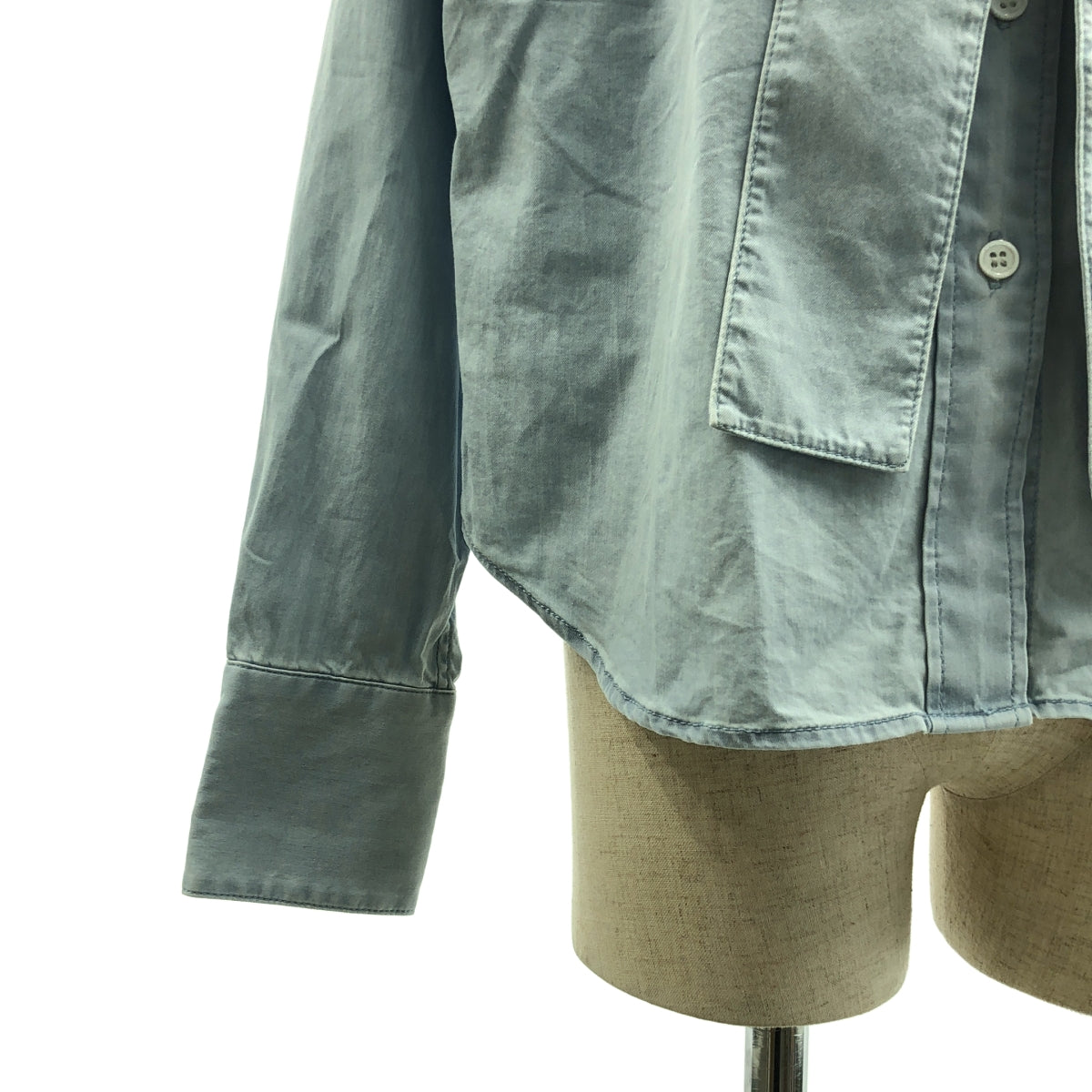 l'heritage martinique / レリタージュ マルティニーク | 2025SS | リボン ライトオンス デニムシャツ |