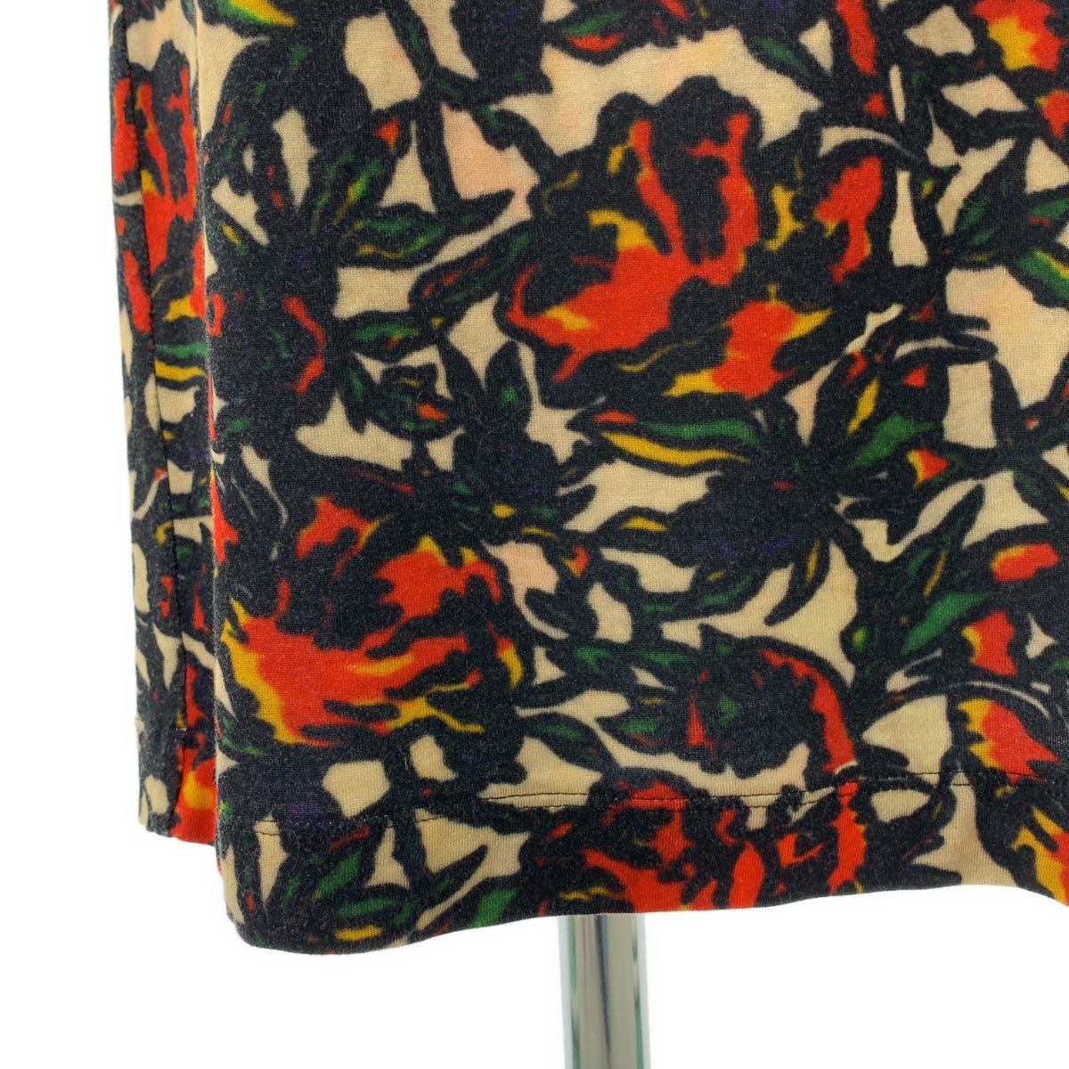 DRIES VAN NOTEN / ドリスヴァンノッテン | ビスコース 総柄 ウエストゴム スカート | S | マルチカラー | レディース