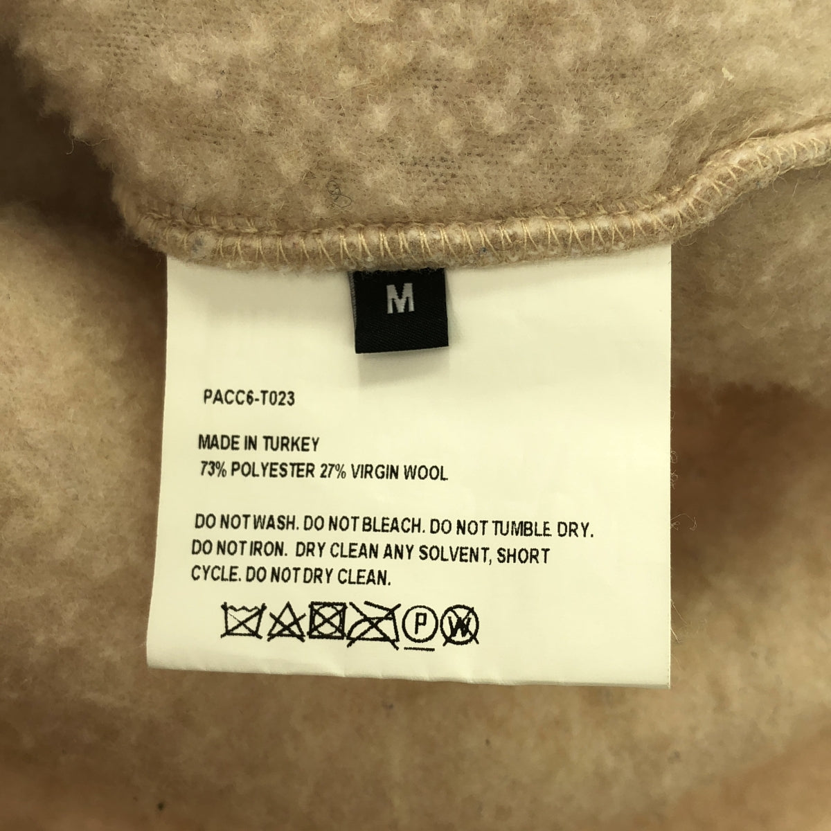 PACCBET / ラスベート | PULLOVER FLEECE ハーフジップ フリース ジャケット | M | ベージュ / ネイビー | メンズ