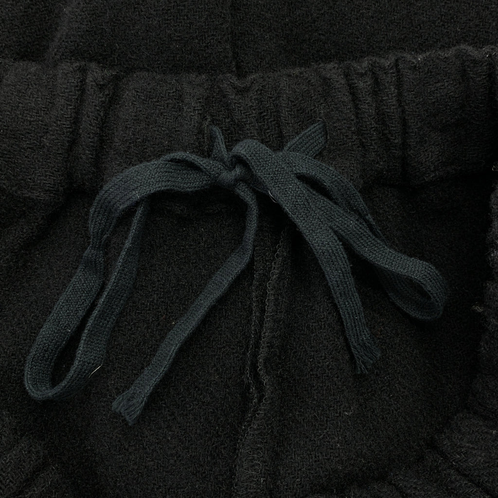 COMME des GARCONS | 2024 秋冬系列 | 羊毛縮水抽繩寬褲 | S 碼 |