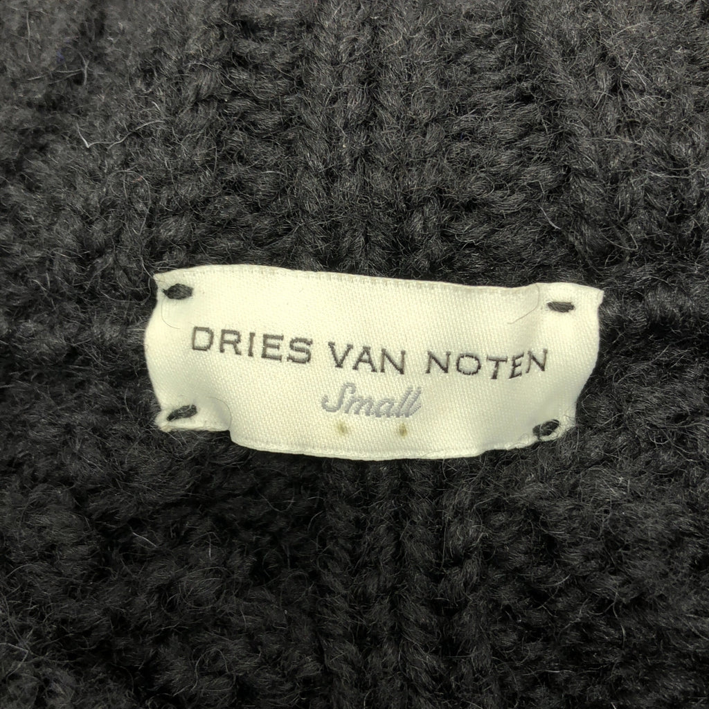 DRIES VAN NOTEN / 드리스 반 노텐 | 2022AW | 스팽글 케이블 오버 사이즈 니트 | S | 남성