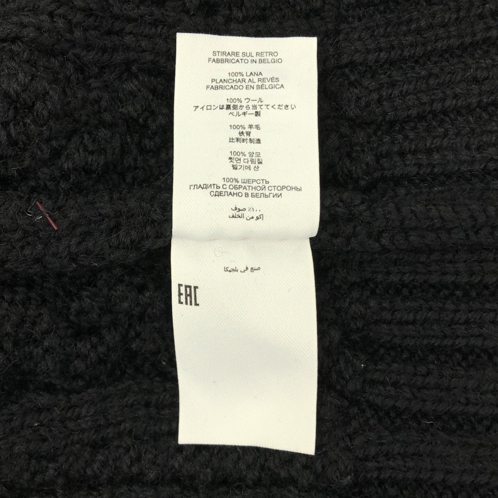 DRIES VAN NOTEN / 드리스 반 노텐 | 2022AW | 스팽글 케이블 오버 사이즈 니트 | S | 남성