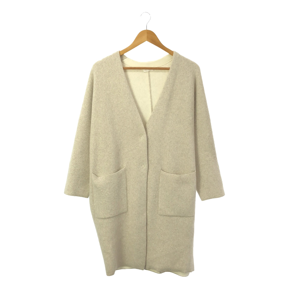 Tomorrowland BALLSEY | Double Face Fox Big Cardigan | S | Light Beige | Women's