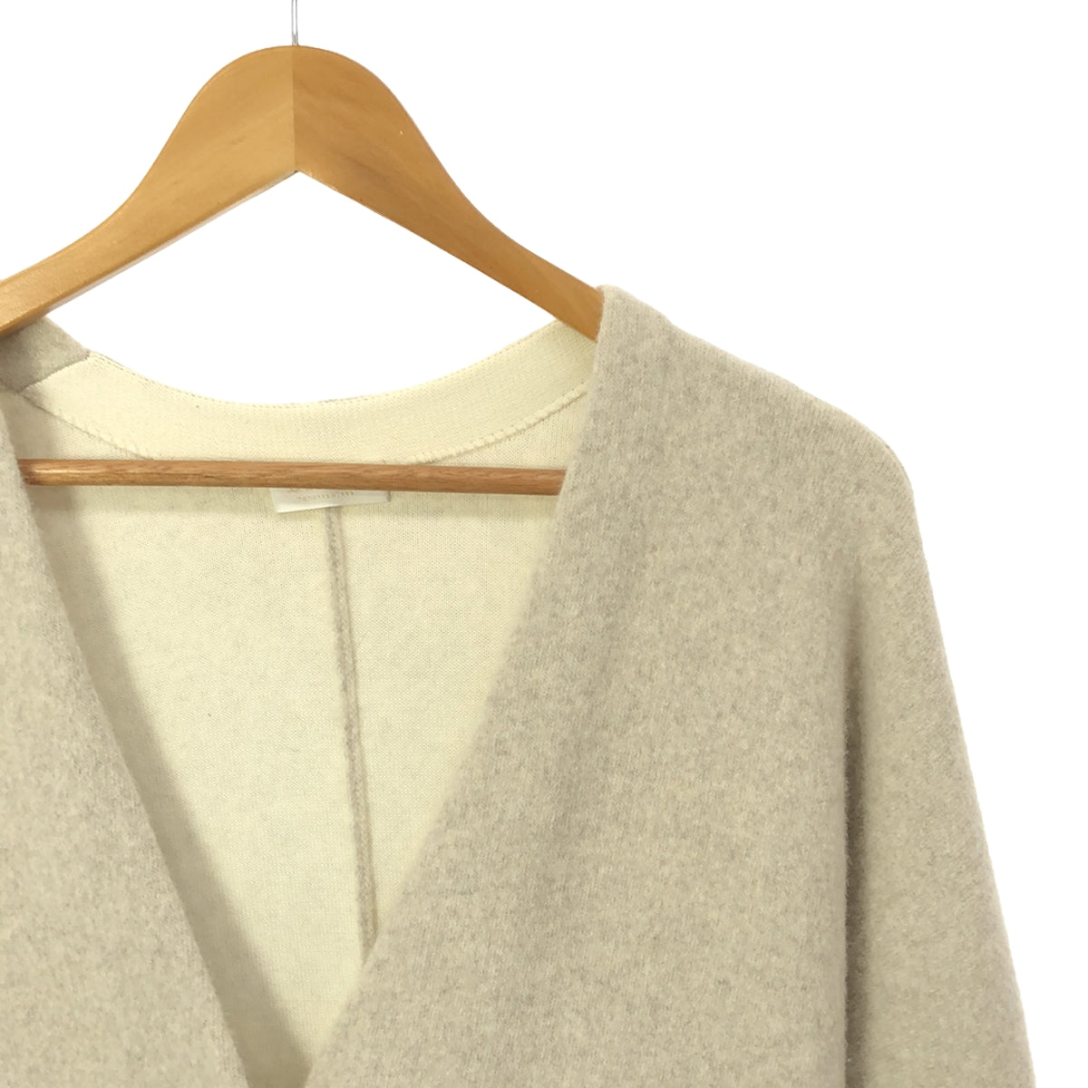 Tomorrowland BALLSEY | Double Face Fox Big Cardigan | S | Light Beige | Women's