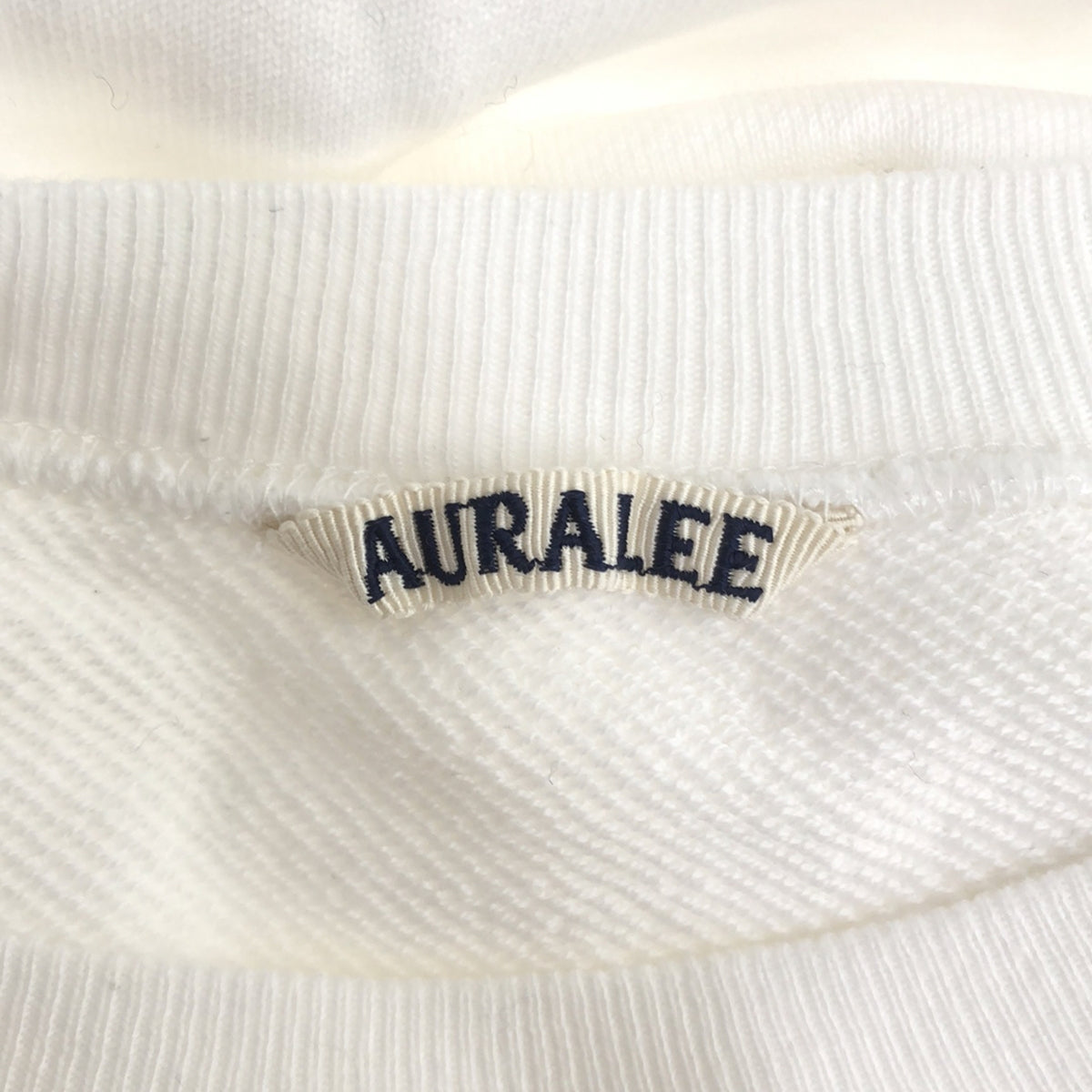 AURALEE | 2022SS | LIGHT FLOWY Half Sleeve Sweatshirt | 1 | White | Women's