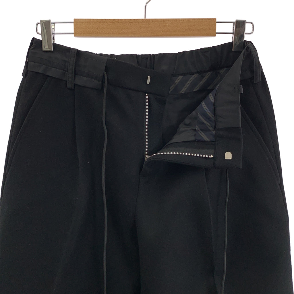 sacai / サカイ | Wool Melton Pants ウール メルトン テーパードパンツ | 1 | メンズ