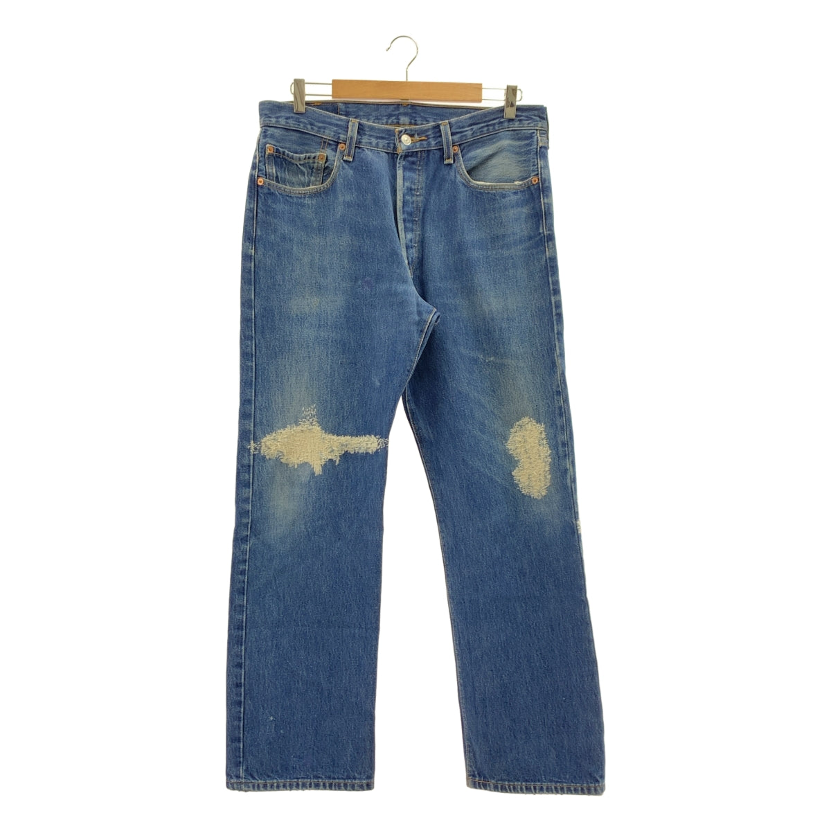 Levi's / 리바이스 | PATRINIA 패트리니어 501 핸드 스티치 데님 팬츠 | W34 L30 |