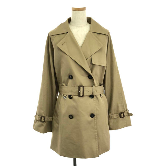 [Good Condition] AQUASCUTUM | 2023SS | × JOURNAL STANDARD LESSAGE Special Order Short Trench Coat | F | Beige | Women's