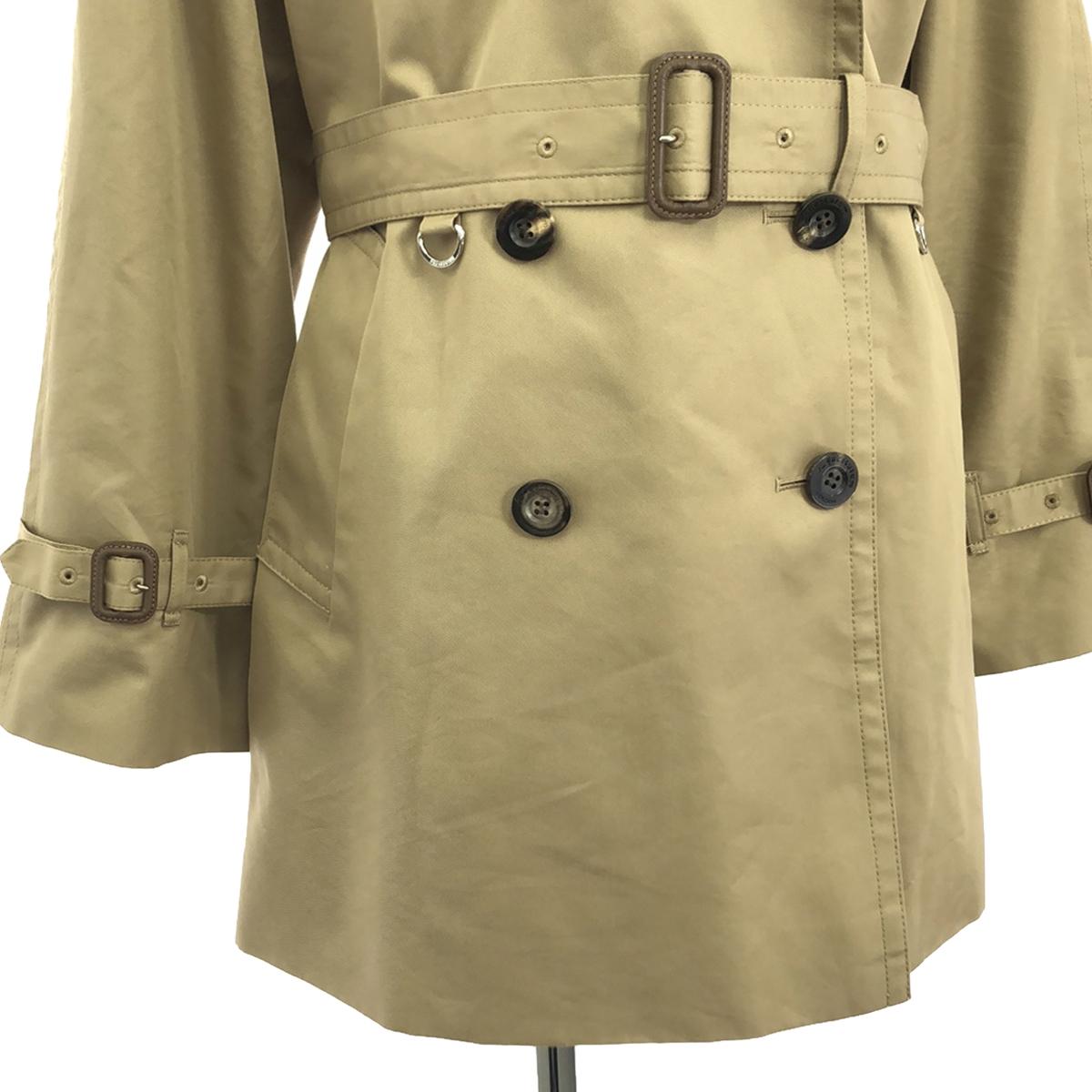 [Good Condition] AQUASCUTUM | 2023SS | × JOURNAL STANDARD LESSAGE Special Order Short Trench Coat | F | Beige | Women's