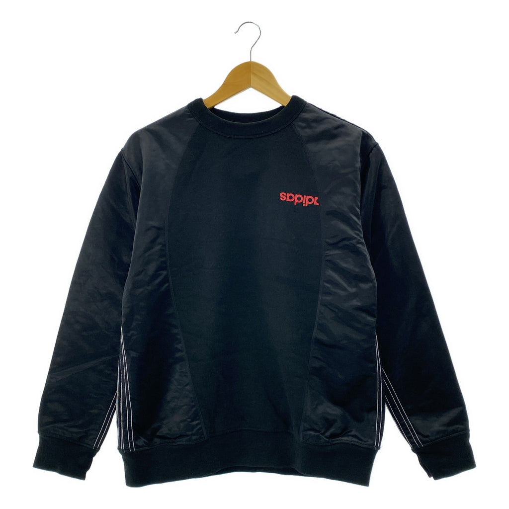 adidas by Alexander Wang / アディダスBYアレキサンダーワン | コットン ドッキング クルーネック スウェット | XS | メンズ