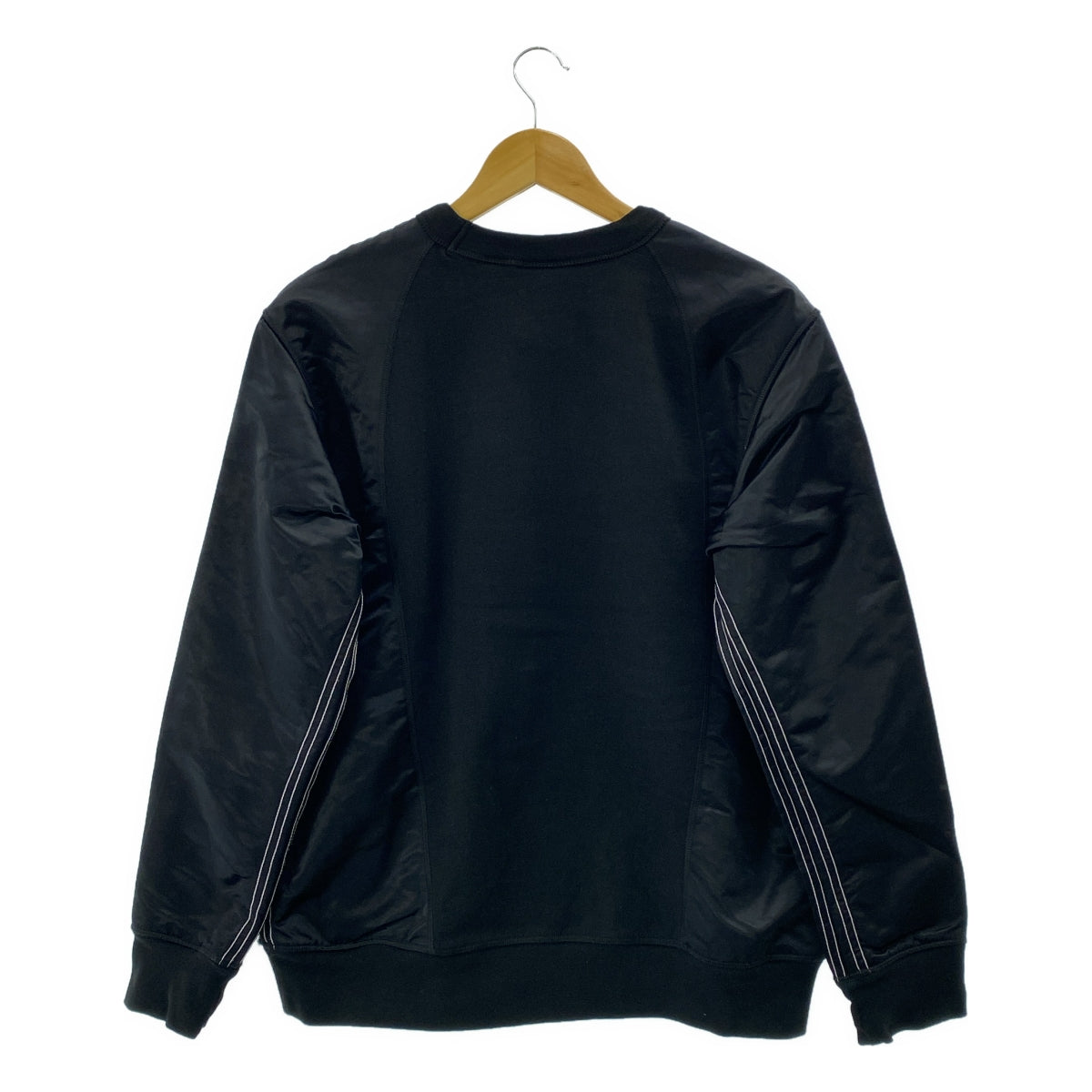 adidas by Alexander Wang / アディダスBYアレキサンダーワン | コットン ドッキング クルーネック スウェット | XS | メンズ