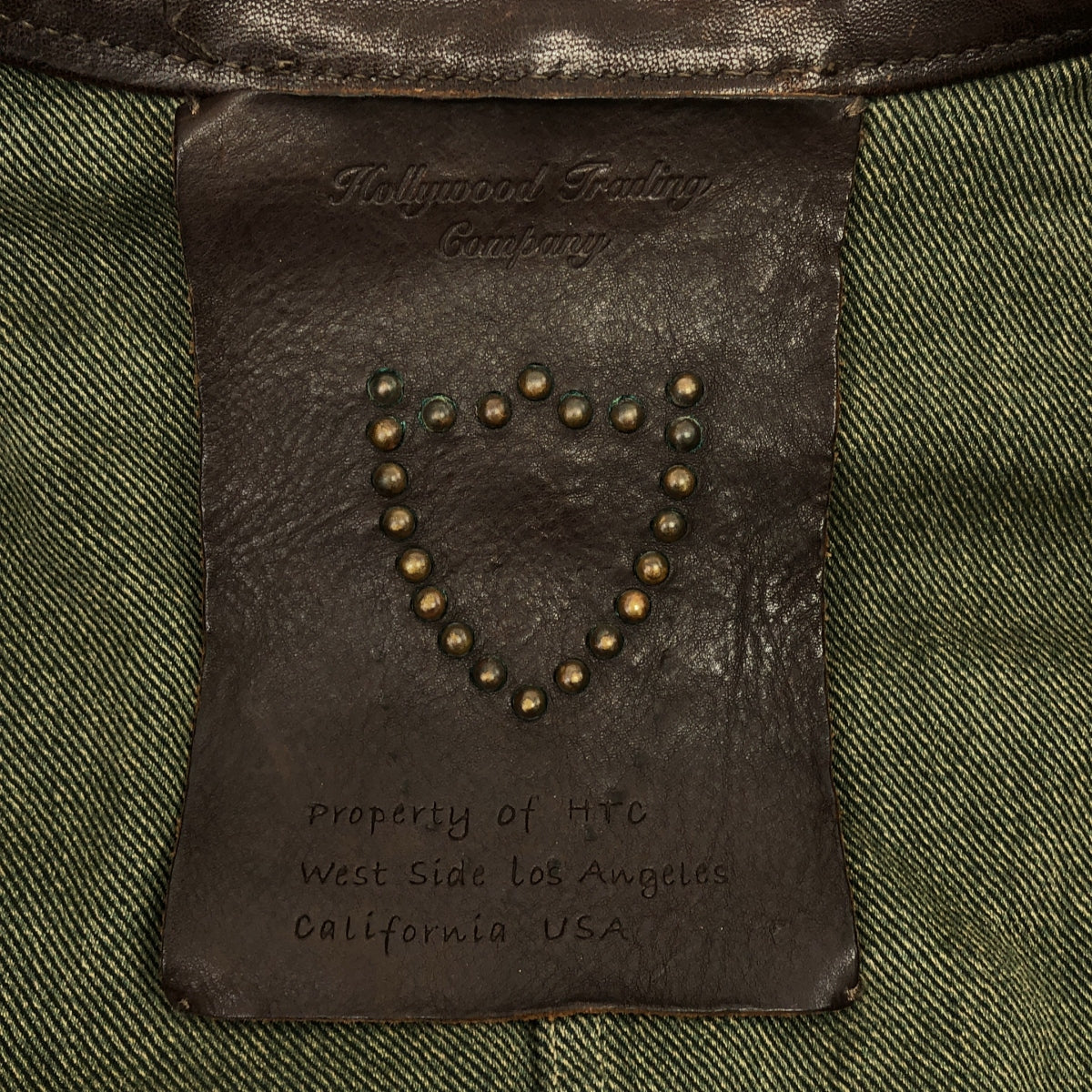 HTC / 에이치티시 | 가죽 싱글 라이더스 재킷 | S | 브라운 | 남성