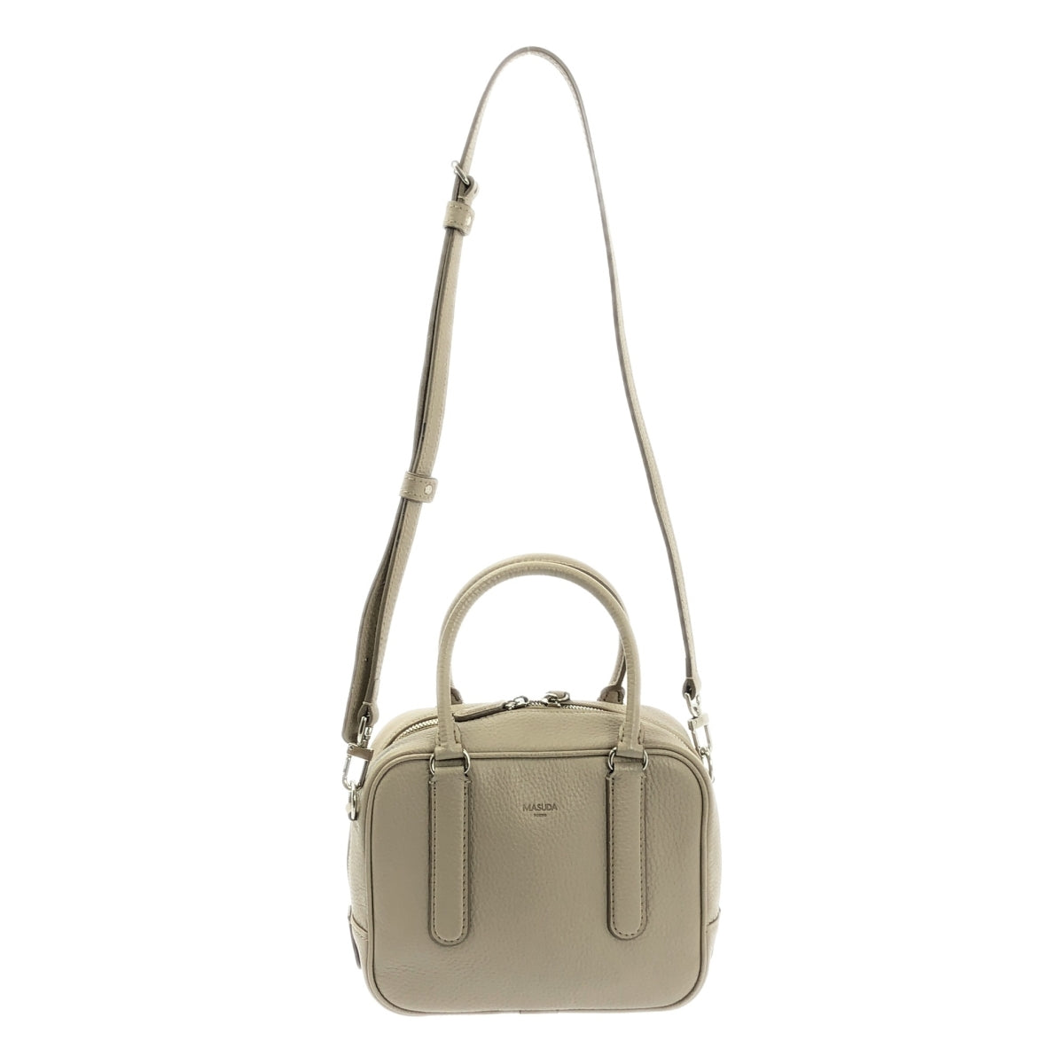 [狀況極佳] MASUDA KOU KOU MINI 兩用手提包 | 米色 | 女款