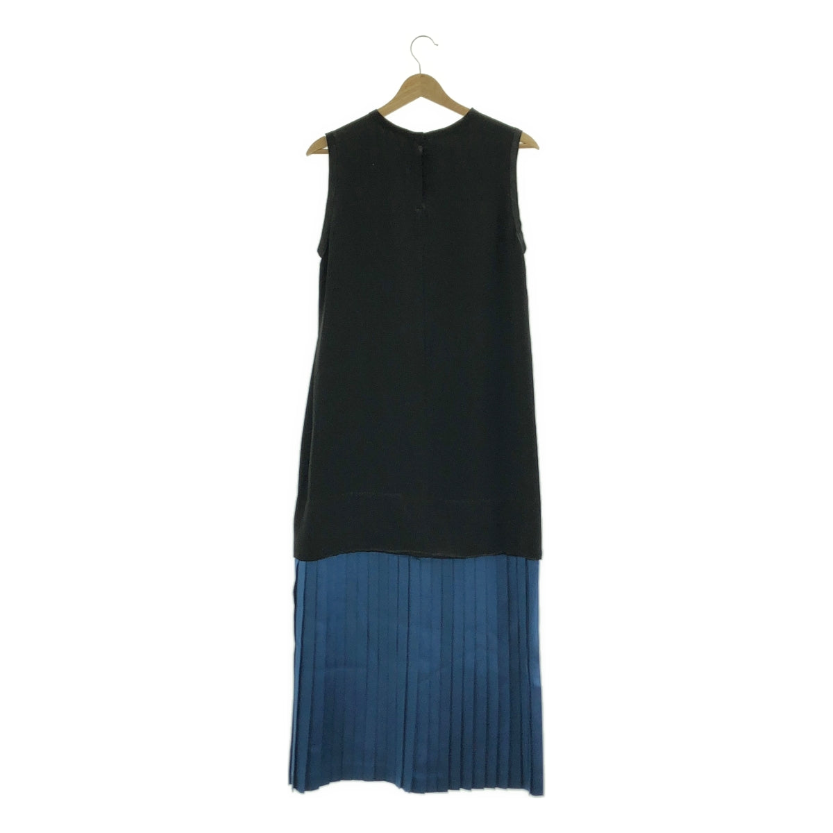 TOGA PULLA | 緞面無袖褶皺洋裝 | 尺寸 36 |