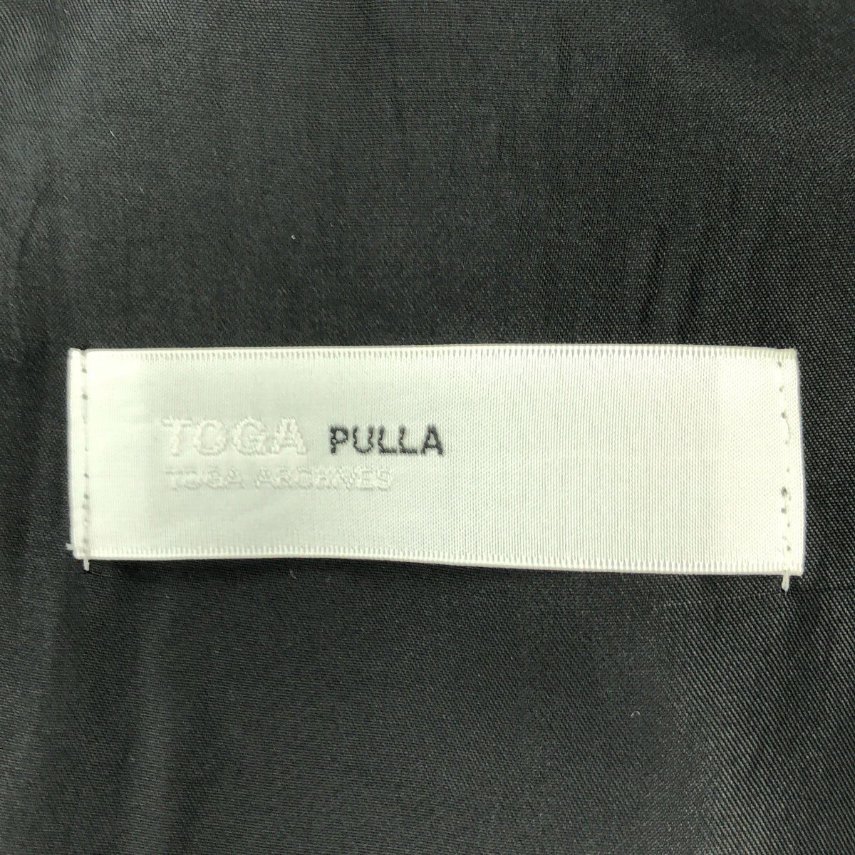 TOGA PULLA | 緞面無袖褶皺洋裝 | 尺寸 36 |