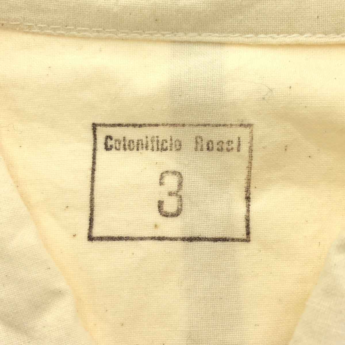 ITALIAN ARMY / 이탈리아 군 | 60-70s 빈티지 스트라이프 프리즈너 셔츠 | 3 | 아이보리 | 남성