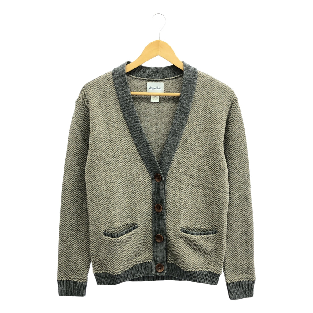 steven alan / スティーブンアラン | ウール Vネック ニット カーディガン | S | グレー系 | レディース