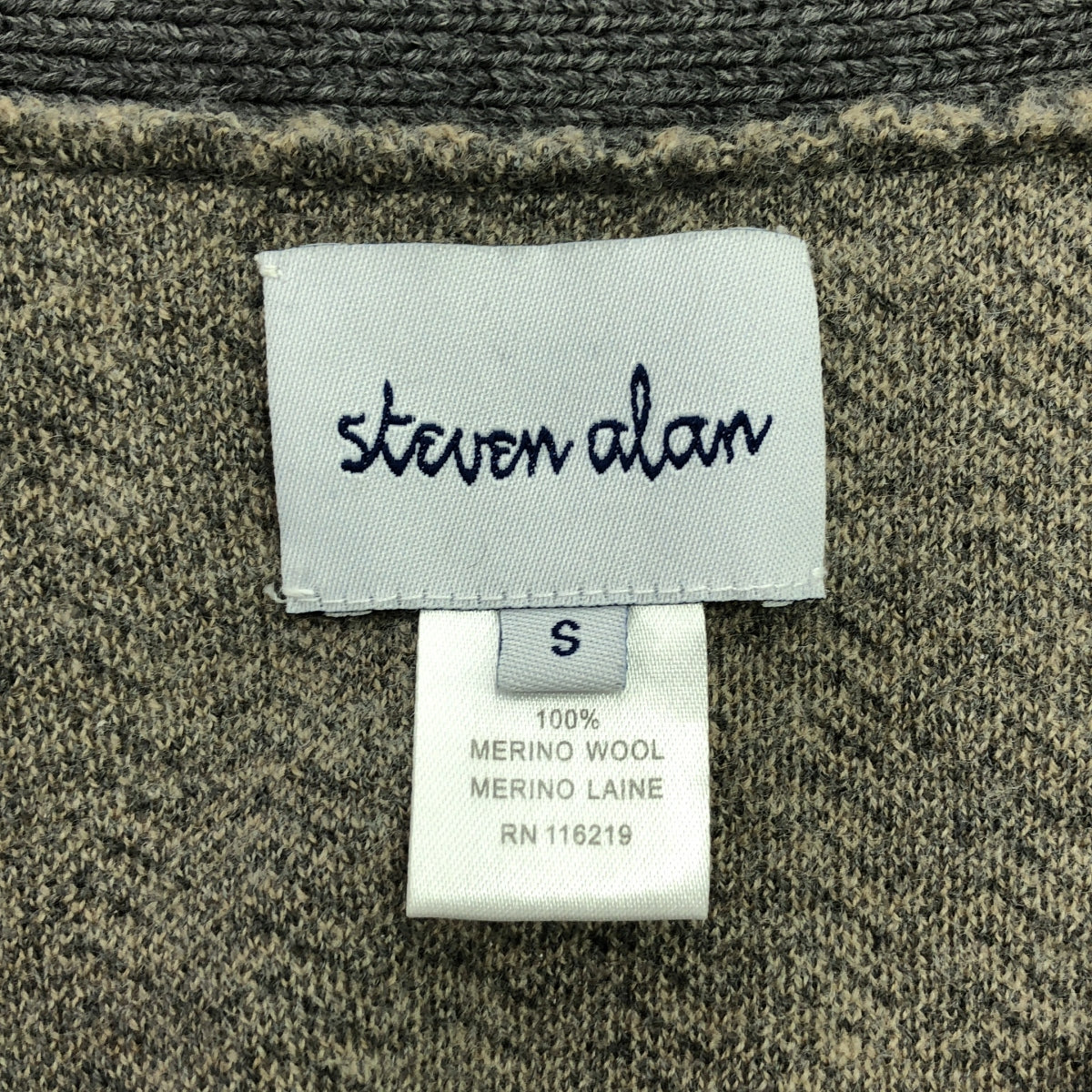 steven alan / steven alan | 羊毛V領針織開襟衫 | S | 灰色 | 女款