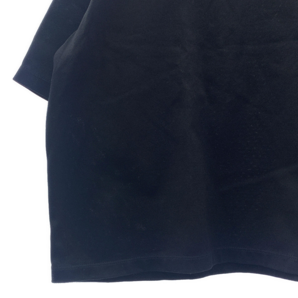 【美品】  MACKINTOSH / マッキントッシュ | 2023SS | L'Appartement取扱い オーバーサイズ ボックス ムジカットソー Tシャツ | 8 | ブラック | レディース