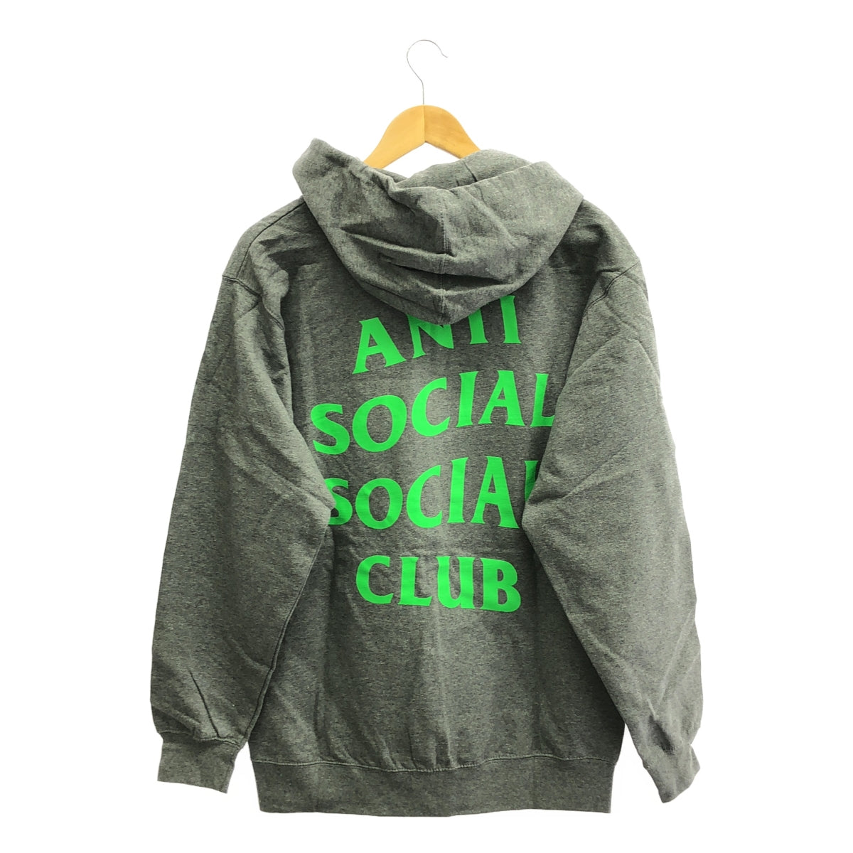 【美品】  ANTI SOCIAL SOCIAL CLUB / アンチソーシャルソーシャルクラブ | スウェット ジップパーカー | M | グレー | メンズ