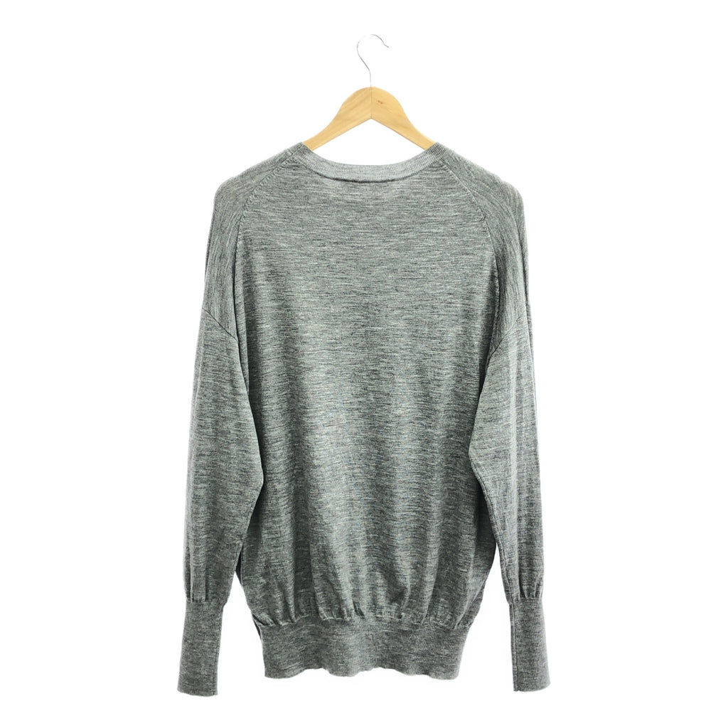 L'Appartement / 아파르트몬 | 2020AW | side slit knit 사이드 슬릿 니트 | F | 그레이 | 여성