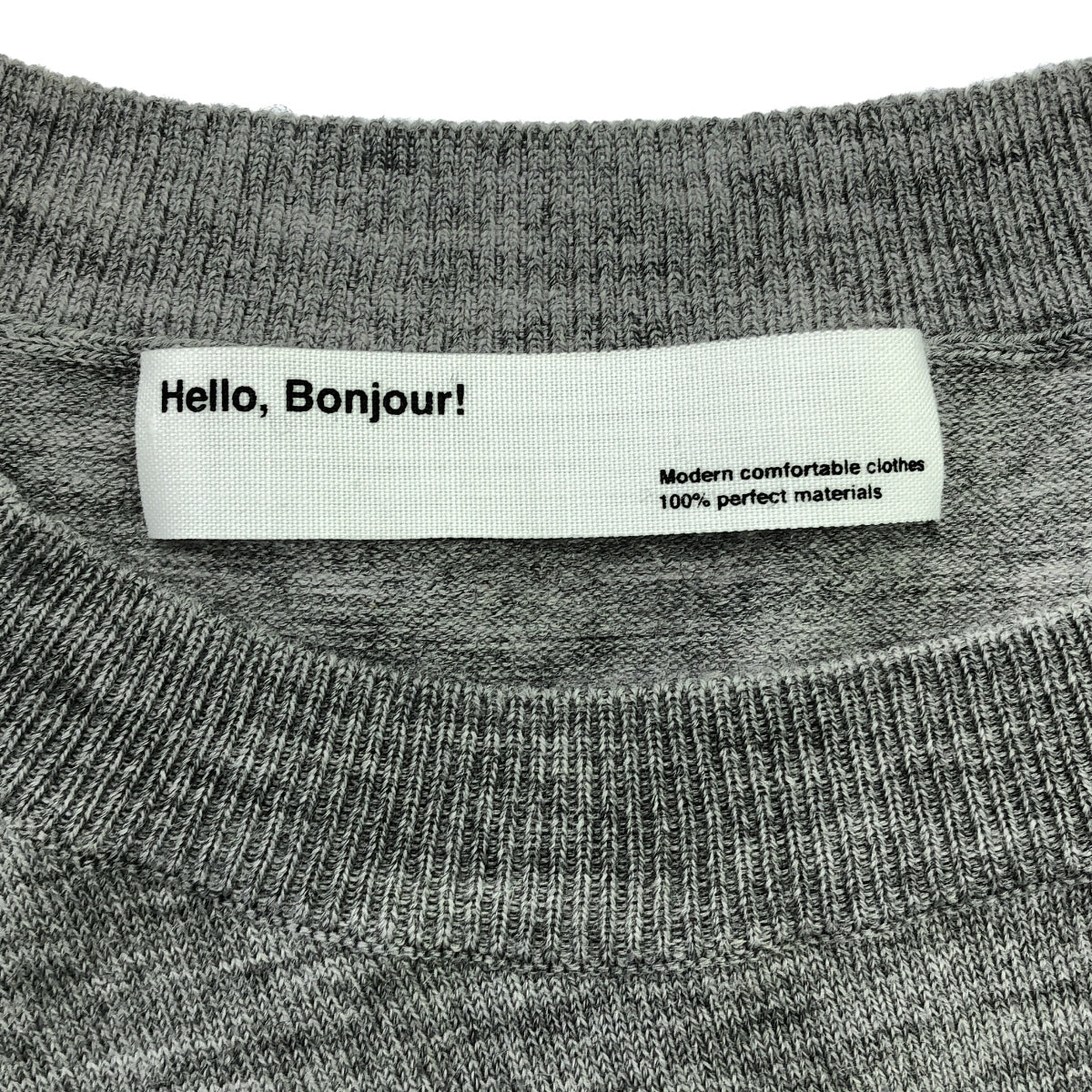 L'Appartement / 公寓 | 2020秋冬 |側開衩針織 | F |灰色 |女性的