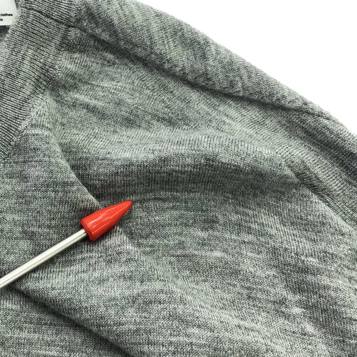 L'Appartement / 아파르트몬 | 2020AW | side slit knit 사이드 슬릿 니트 | F | 그레이 | 여성